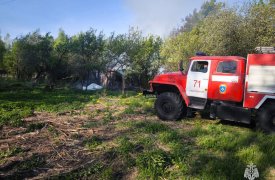 За прошедшие сутки в Тульской области горели частный дом и дача 