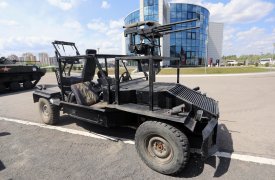 Автомобиль «Зверобой» из зоны СВО пополнил Музей военной техники парка «Патриот-Тула» 