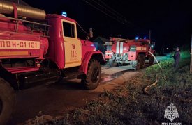 Четыре пожара ликвидировали в Тульской области за сутки
