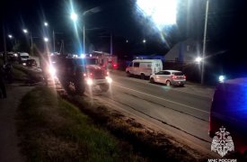 Три пожара и пять ДТП ликвидировали в Тульской области за сутки