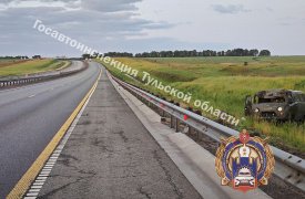 «Буханка» кувыркнулась в кювет в Веневском районе Тульской области