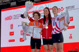 Тулячка Яна Ченская завоевала серебро чемпионата России по триатлону