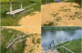 Тульская прокуратура обнаружила необорудованный пляж в деревне Толбузино