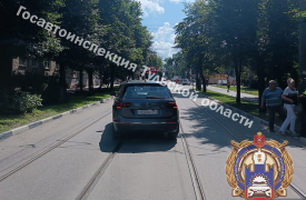 11-летнего мальчика сбил Volkswagen в центре Тулы