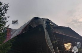Автомобиль и баня горели в Тульской области за прошедшие выходные