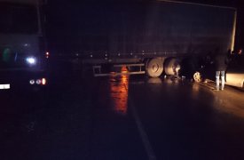На дороге Тула-Новомосковск Тойота въхала в МАЗ
