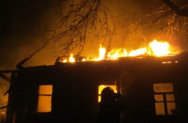В Узловском районе Тульской области дом тушили 11 минут