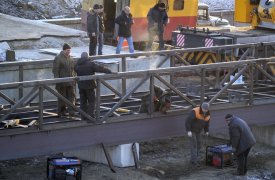 22 ноября через речку Тулицу установят пешеходный мост