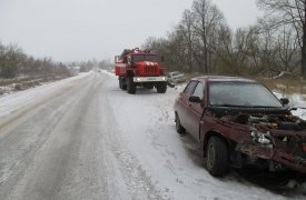 Под Тулой «ВАЗ» врезался в иномарку. Есть пострадавший
