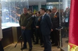 Новую экспозицию в Тульском музее оружия осмотрел Дмитрий Рогозин