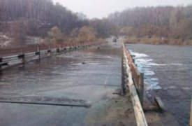 Вода отступает: затопленным мостом под Тулой можно пользоваться
