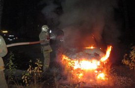 В Тульской области ночной пожар уничтожил 