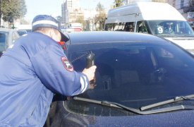 В Туле ГИБДД проверяет автомобили с тонированными стёклами
