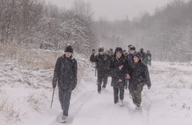 Тульские поисковики провели школьников партизанскими тропами