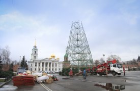 Монтаж городской елки в Туле завершат 23 ноября