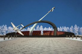 На мемориале 