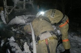 За минувший вечер в Туле сгорели сразу два автомобиля