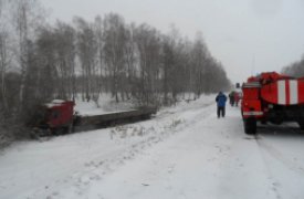 Три человека погибли в ДТП во время метели в Тульской области