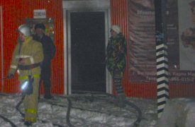 В результате пожара в Богородицке сгорел холодильник