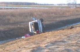 Под Тулой «Lifan» улетел в кювет: погиб пассажир
