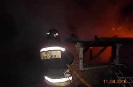 В Криволучье жители частного дома остались без крыши над головой