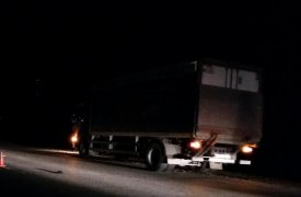 На Тульском участке трассы «Крым» пьяный пешеход угодил под колеса грузовика