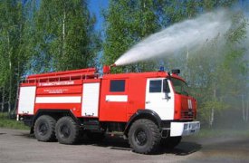 В Кимовском районе 7 человек тушили пожар в жилом доме