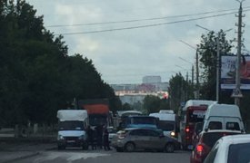 ДТП на ул. Кирова в Туле создало жуткую пробку