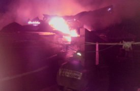 В Ясногорском районе огонь уничтожил дом под дачу