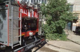 На пожаре в Алексине огнеборцы спасли двух человек
