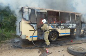 В воскресенье в Алексине сгорел припаркованный 