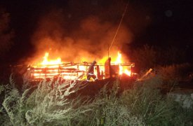 В Щекинском районе дачу тушили 12 человек