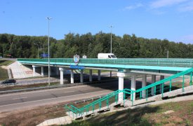 На тульском участке трассы М-2 «Крым» досрочно завершен ремонт путепровода