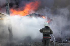 В Тульской области сгорел мужчина