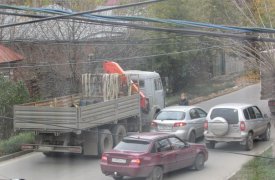 В Туле на ул. Карла Маркса пробка из-за ДТП