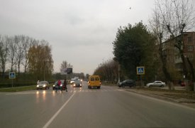 В Щекино водитель «Chevrolet» сбил женщину на пешеходном переходе