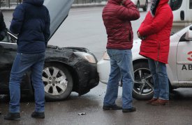 На Красноармейском проспекте «поцеловались» Opel и Mazda
