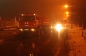 Помыться не удалось: в Новомосковске сгорела сауна