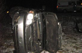 Еще одно смертельное ДТП в Тульской области: в опрокинувшемся авто погиб водитель