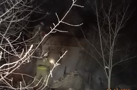 В Киреевском районе сгорела дача