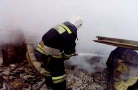 В до основания сгоревшем доме под Ясногорском погибла старушка