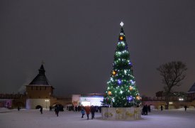 В Тульском Кремле открылась новогодняя елка