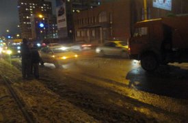 В Туле водитель «Киа Рио» угодил под «КАМАЗ»