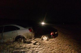 В полночь под Тулой столкнулись «Шевроле» и «Приора»