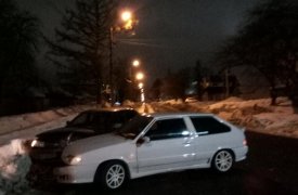 На перекрёстке в Туле не смогли разъехаться два «ВАЗа»