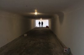 Путешествие во мраке: когда вернут свет в переходе на ул. Каминского?