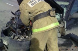 Под Тулой столкнулись «Приора» и «УАЗ»: есть пострадавшие