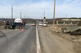 Под Тулой в результате столкновения «Приоры» и «УАЗа» были госпитализированы 3 человека