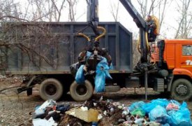 На ул. Серебровской в Туле убрали свалку