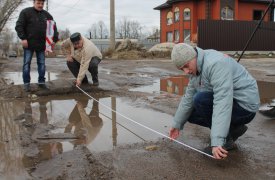 Тульские активисты ОНФ провели рейд по дорогам города Донской